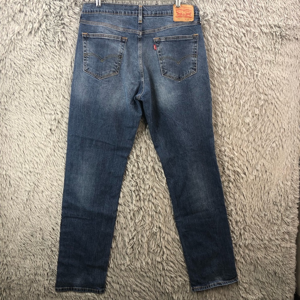 Levi Strauss Jeans Mens Size 34 Style 541 Bootcut Western Rodeo Whiskered